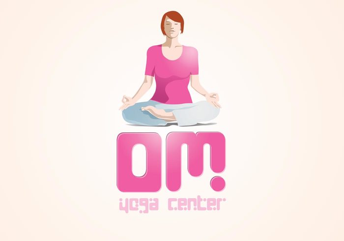 yoga center yoga position pink medical leisure lady health fitness business 