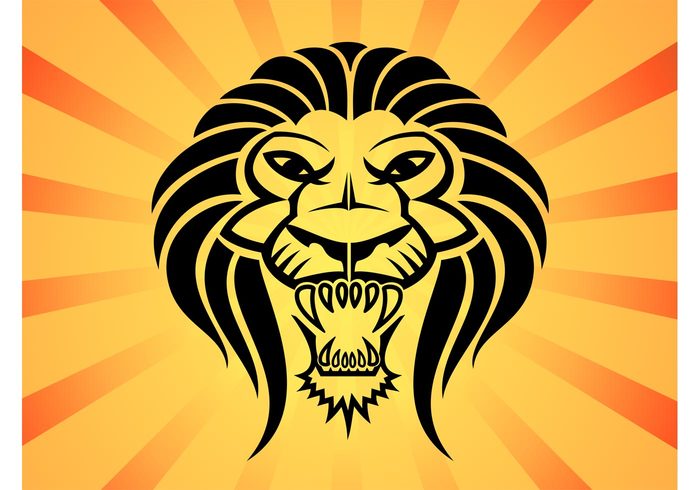 tattoo t-shirt design strength safari roar Pride powerful lion king jungle head Flash asia africa 