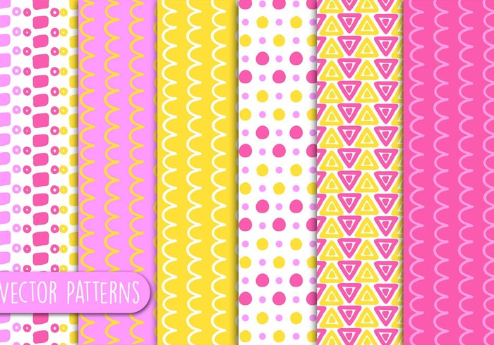 wallpaper vector patterns Textile summer spring pattern paper set paper lovely love line kids illustration happy girly patterns girly pattern geometric fun fabric dots design decorative decoration decor cute colorful background Aztec art abstract 
