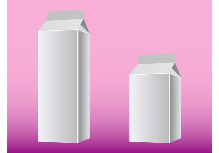 Visual identity templates shadows paper packaging mockups Milk vectors liquid juice drinks containers cardboard branding blank 