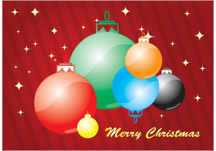 xmas shiny season new year joy January holiday greeting card December christmas celebration card bauble ball 3d 