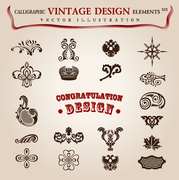 vintage Classic Borders vector 04