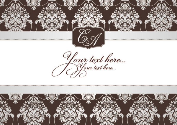 Ornate floral frame 02 vector