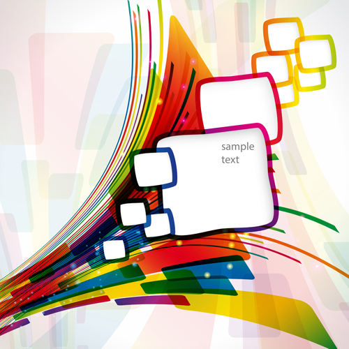 ine with square vector background 02 Abstract line with square vector background 02