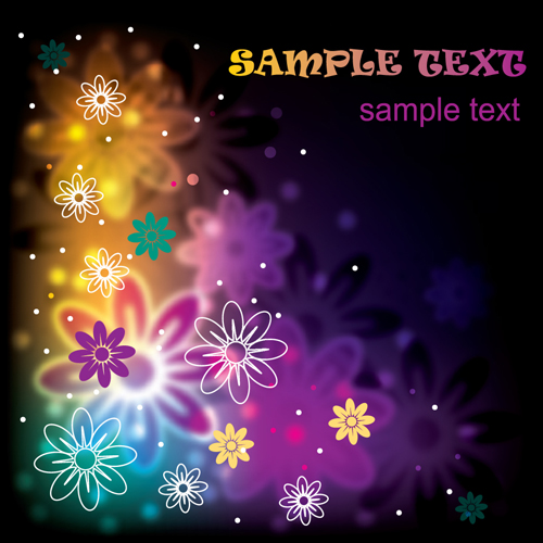Set of Different Backgrounds vector mix 01