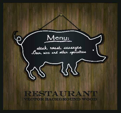 wall restaurant menu blackboard 