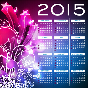 modern calendar 2015 
