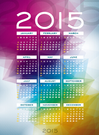 modern calendar 2015 