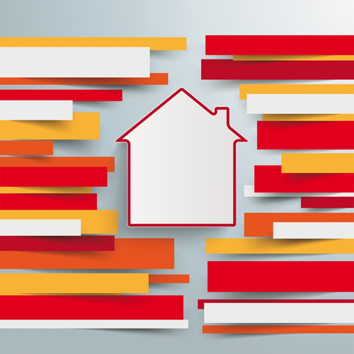 infographics background vector set 01 Colored paper infographics background vector set 01