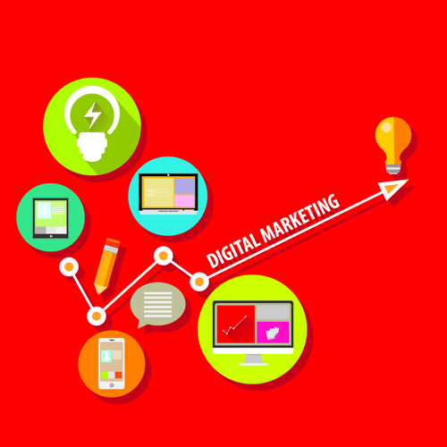keting design infographics vector 05 Creative marketing design infographics vector 05