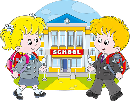 Cute pupil cartoon style vector 03