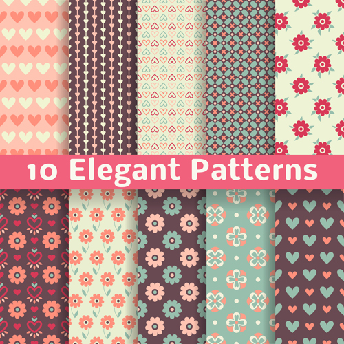 vector material Patterns pattern material floral pattern elegant 
