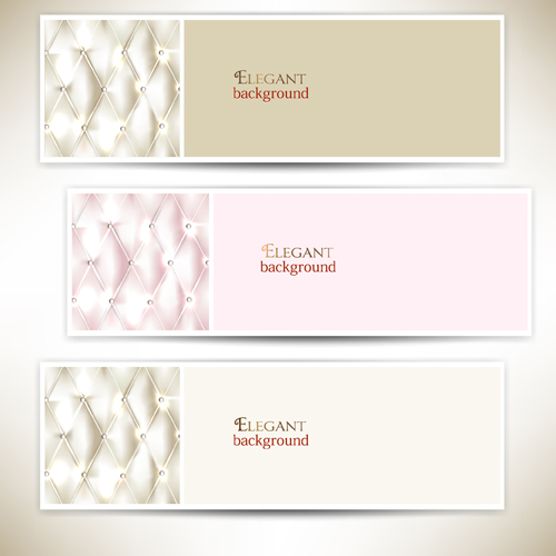 Elegant sofa background banner vector 02