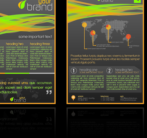 flyer Commonly business cards business 