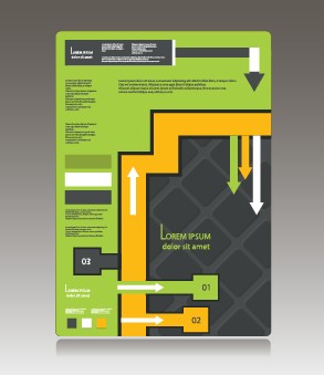 Modern Flyer design creative vector 05