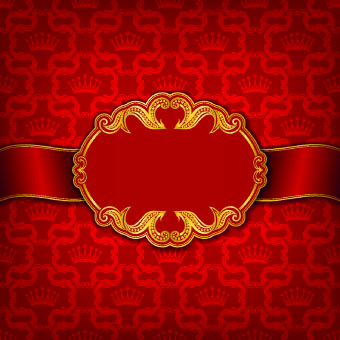 Golden frame with luxury background 01