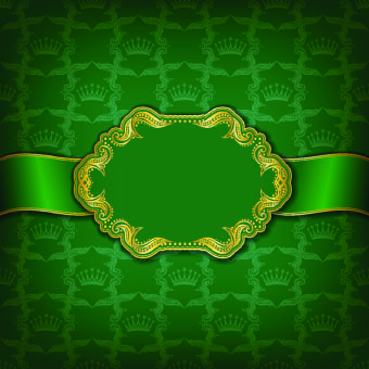 Golden frame with luxury background 05