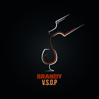 Creative drink logos design vector 04