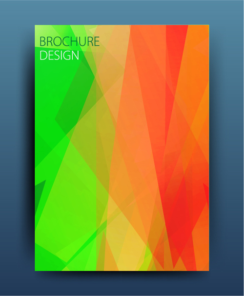 magazine colored brochure abstract 