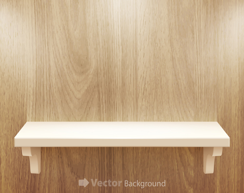 Shiny shelves creative background vector art 01