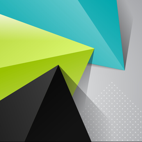Triangle embossment colored background vector graphics 02