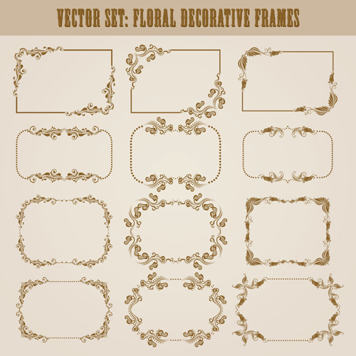 frames floral decorative frame decorative 