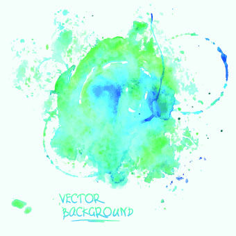 Watercolor art background vector 01