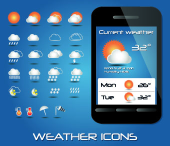weather icons weather mobile icons icon application 