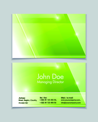 shiny modern business cards business 