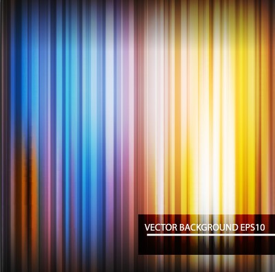 Shiny colored lines background vector set 03