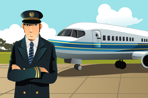 Various Professions People vector set 08
