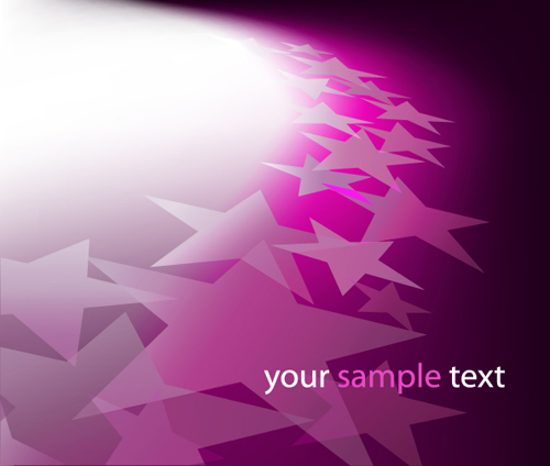Different Stars vector backgrounds set 03