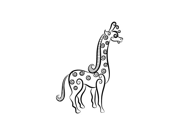 Collection of Hand drawn Animal Pattern vector 06