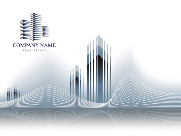 Building elements logo vector graphic 03