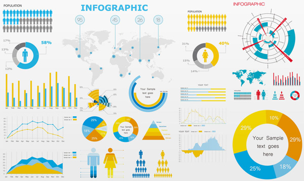 Economy Infographics Vector
