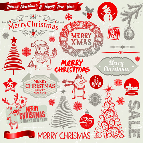 year new year labels label decor christmas 2014 