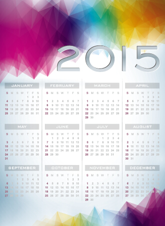 style modern calendar 2015 