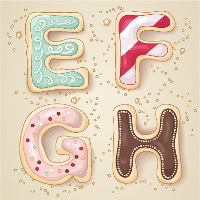 cookies alphabet 