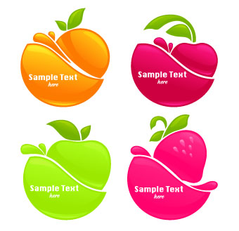 Eco style creative logos vector 02