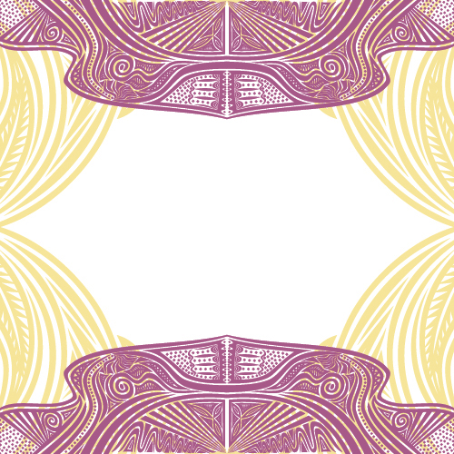 Floral tiling pattern vintage vector set 11