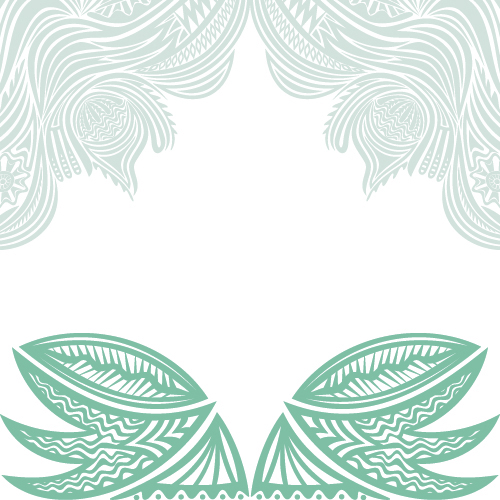 Floral tiling pattern vintage vector set 16