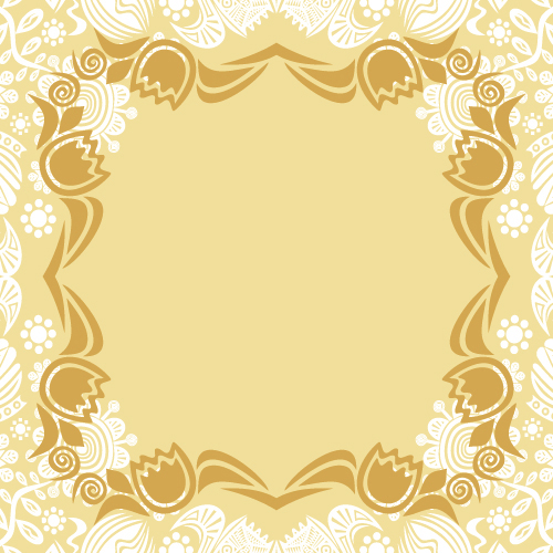 Floral tiling pattern vintage vector set 19