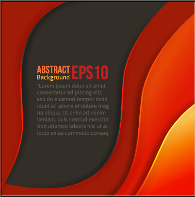 Flowing lines waves colored background vector 02