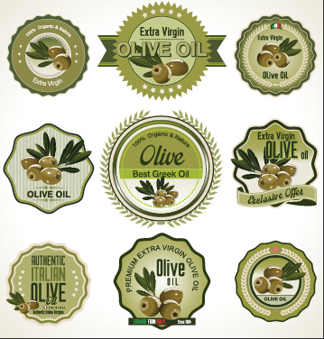 olive oil Green style green badges badge 
