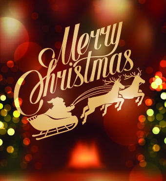 Halation 2014 Merry Christmas backgrounds vector 02