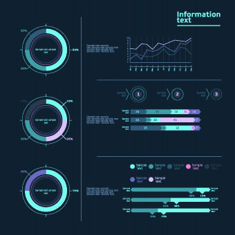 Business Infographics and chart vector 02