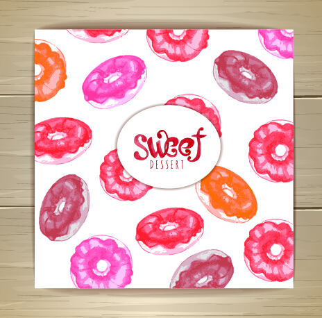 Pink sweet seamless pattern vector 01