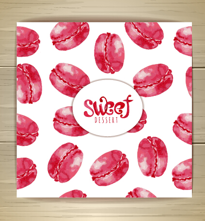 Pink sweet seamless pattern vector 03