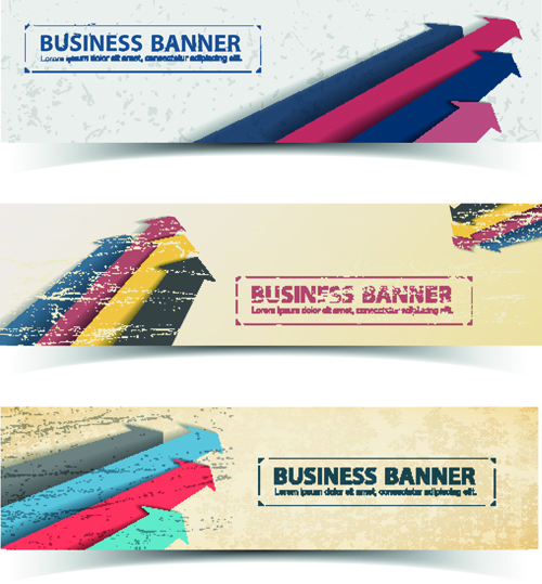 Retro Garbage Business banner vector 04