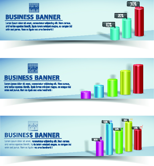 Retro Garbage Business banner vector 05